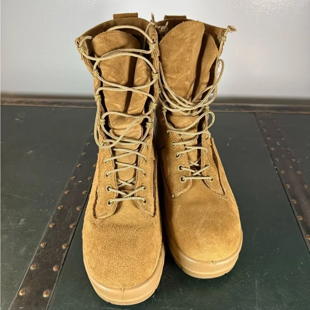 Altama Temperate Weather Combat Boots Sz 6 USM Coyote Safety Toe Gore-Tex